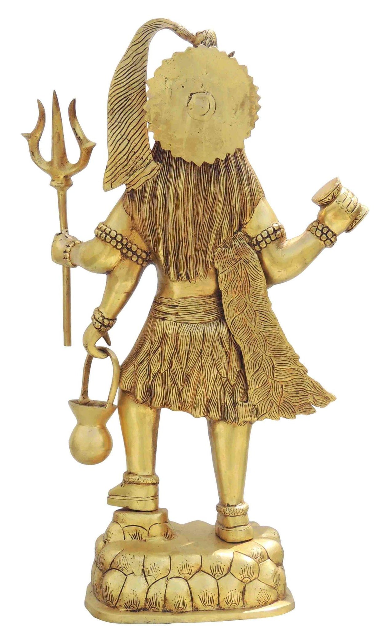 Brass Shiv ji Idol Statue 12.78kg