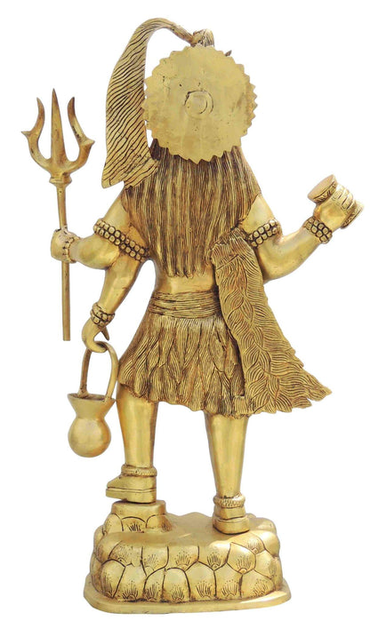 Brass Shiv ji Idol Statue 12.78kg