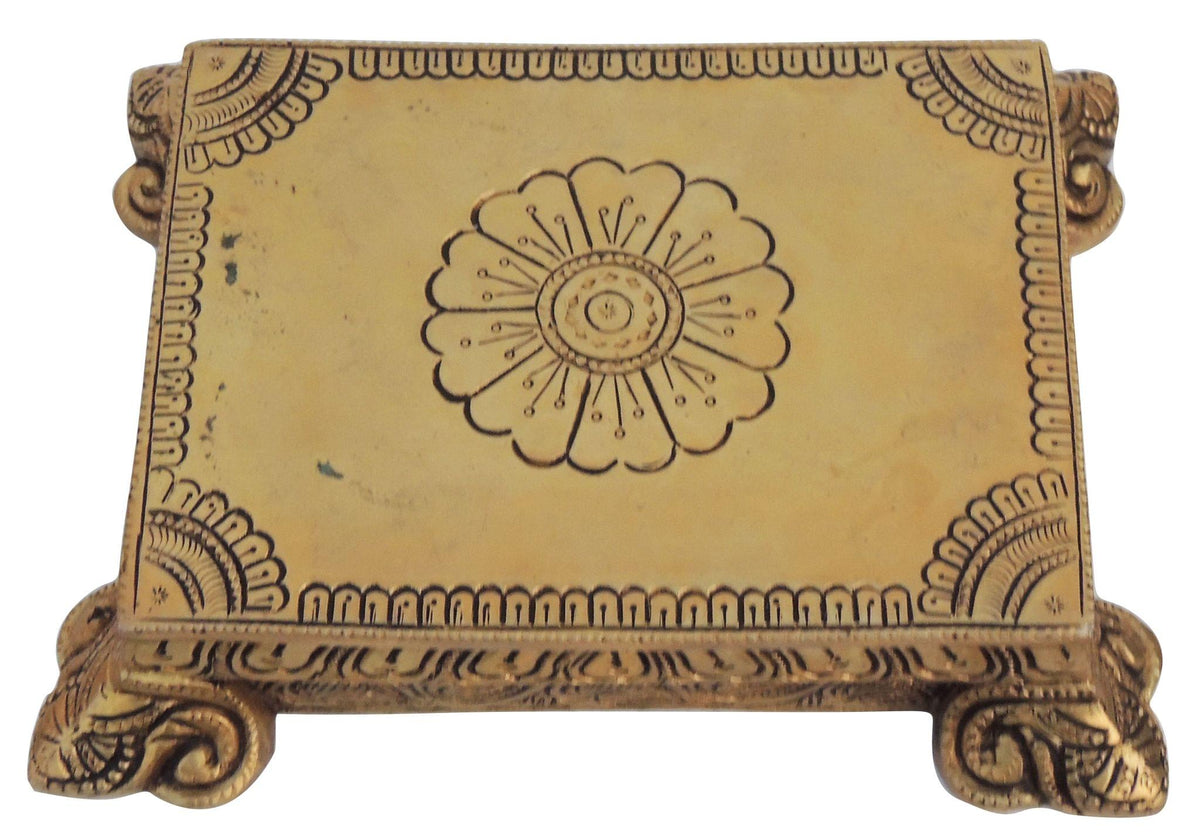 Brass Chowki For God Idol 2Kg