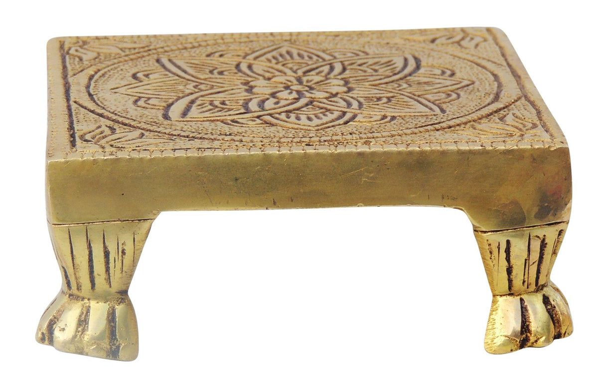 Brass Chowki Statue 0.68Kg