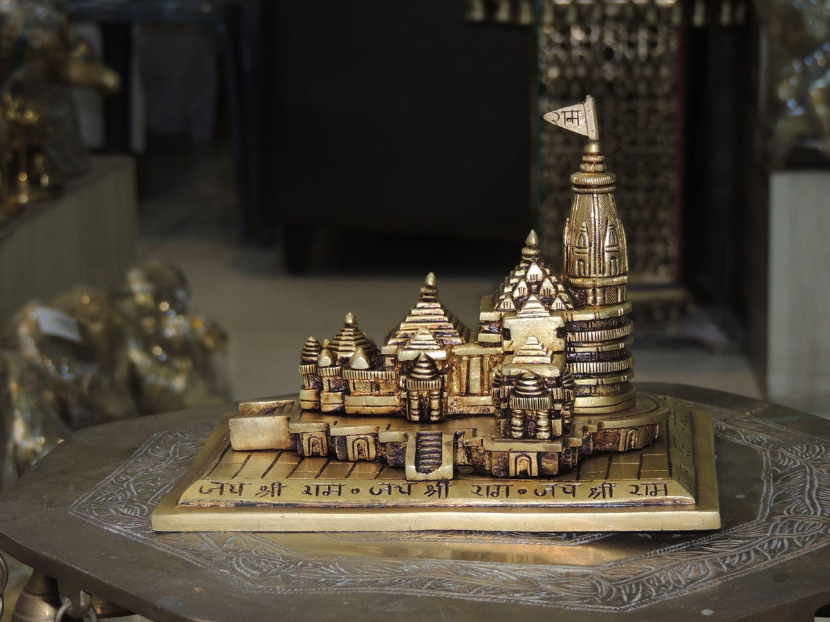 Brass Ayodhya Ram Mandir Temple 2.4Kg
