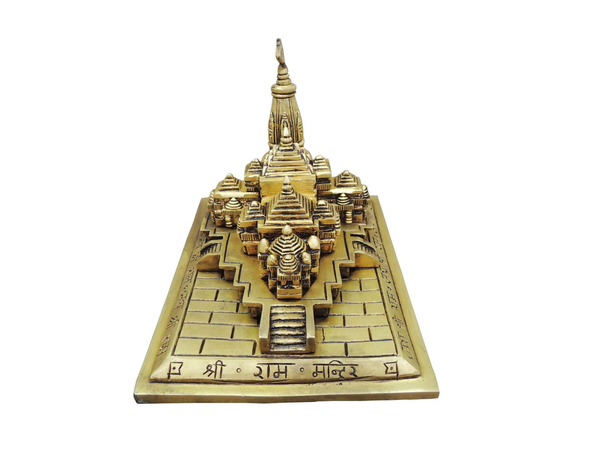 Brass Ayodhya Ram Mandir Temple 2.4Kg