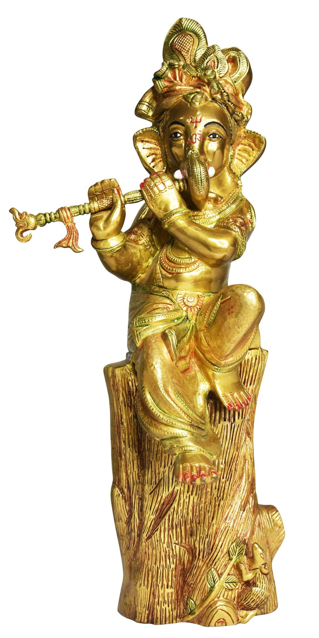 Brass Ganesh Ji God Idol Statue 9.4Kg