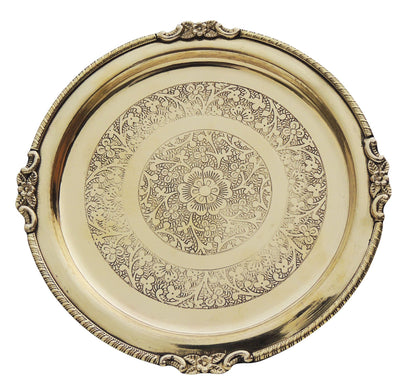 Brass Thali Embose 0.3kg
