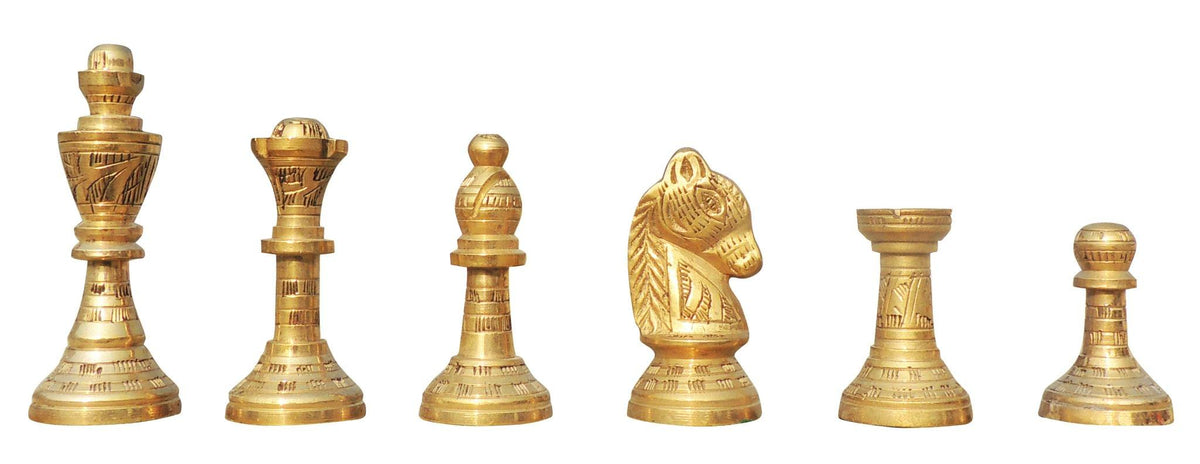 Metal chess set