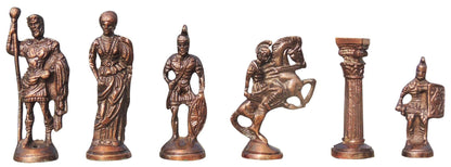 Brass Chess Silver Black 3.39Kg