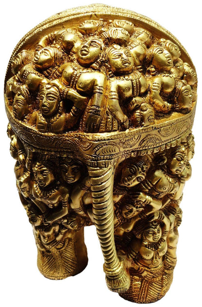 Brass Elephant Statue 16.22Kg