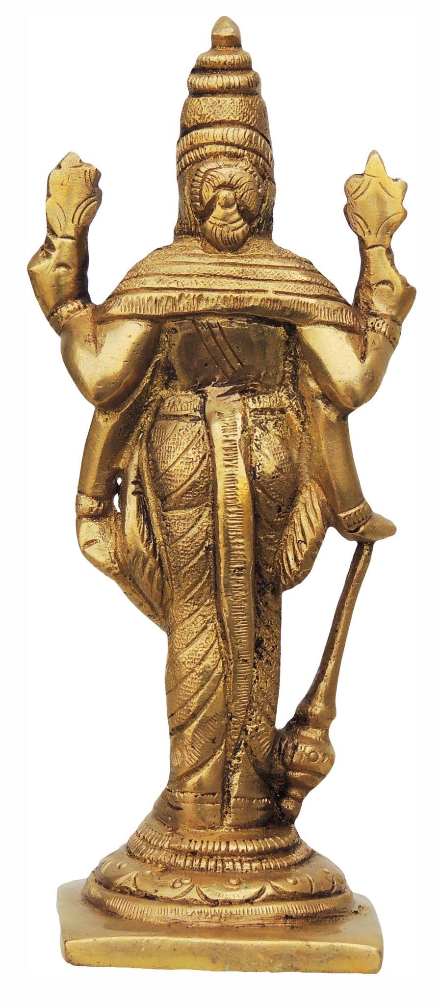 Brass Standing Vishnu Ji Statue 0.63Kg