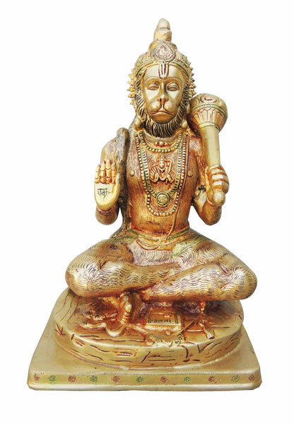Brass Hanuman Ji Statue 5.3Kg