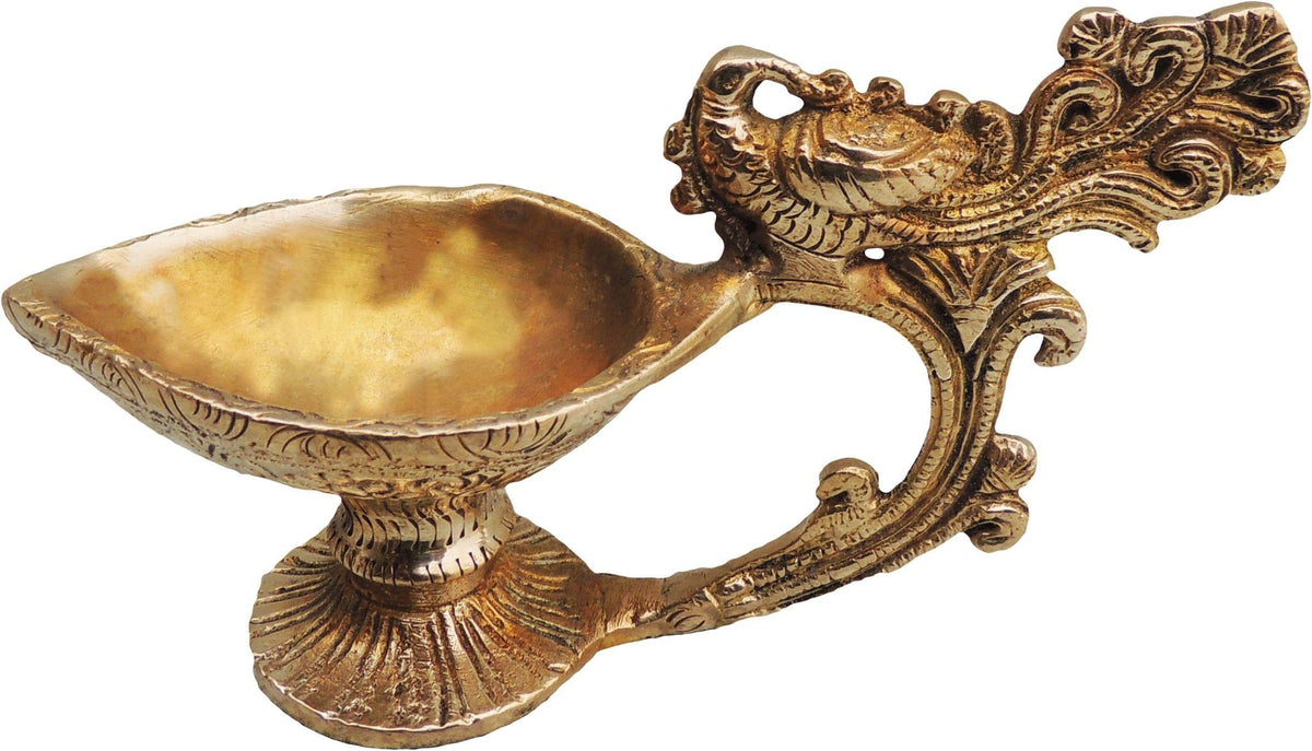 Brass Deepak Statue 0.42Kg