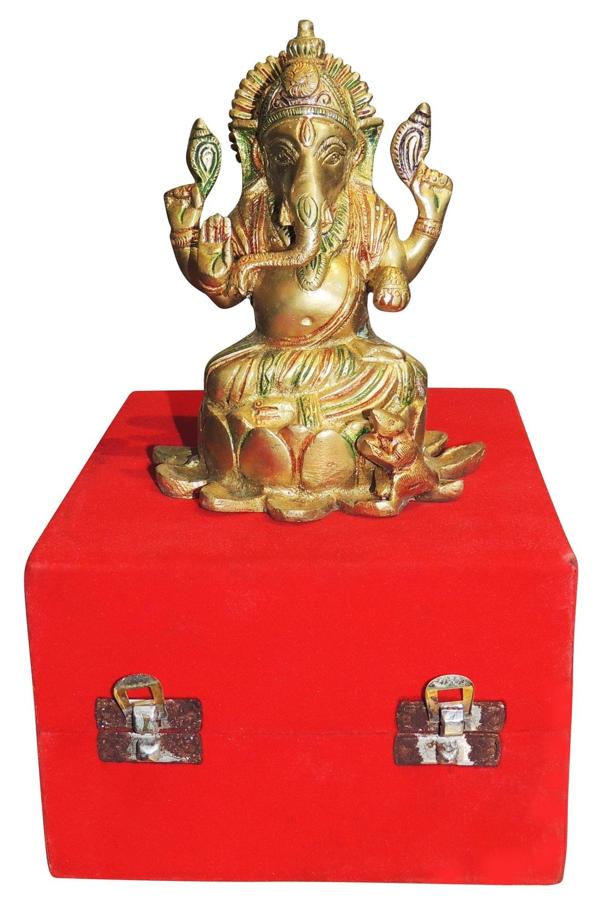 Brass Ganesh Ji Statue 1.23Kg
