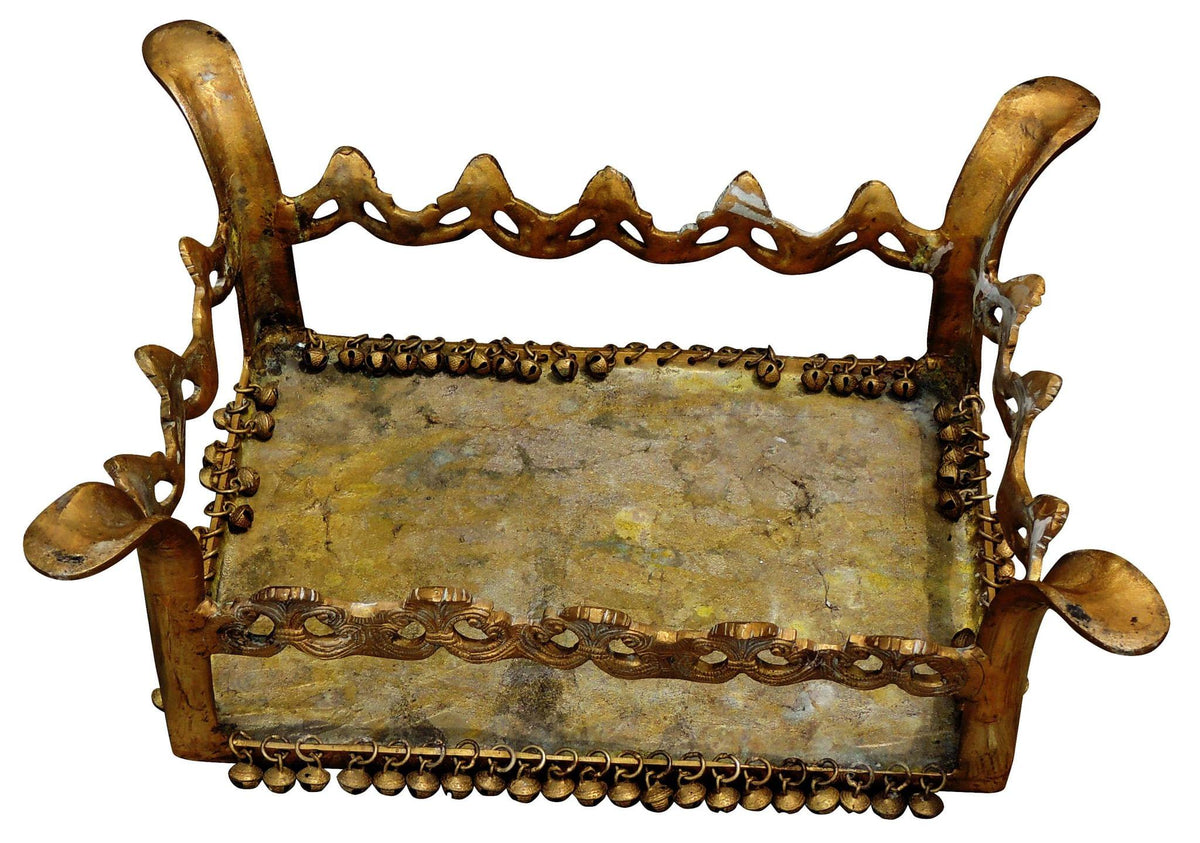 Brass Stool For God Idol Statue 10.92Kg