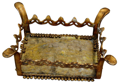 Brass Stool For God Idol Statue 10.92Kg