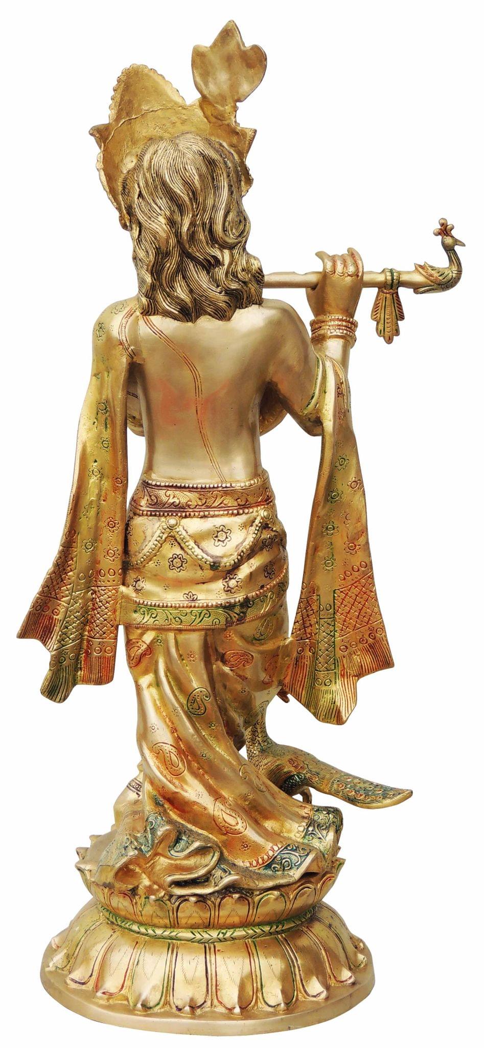 Brass Krishan Idol 22.5Kg