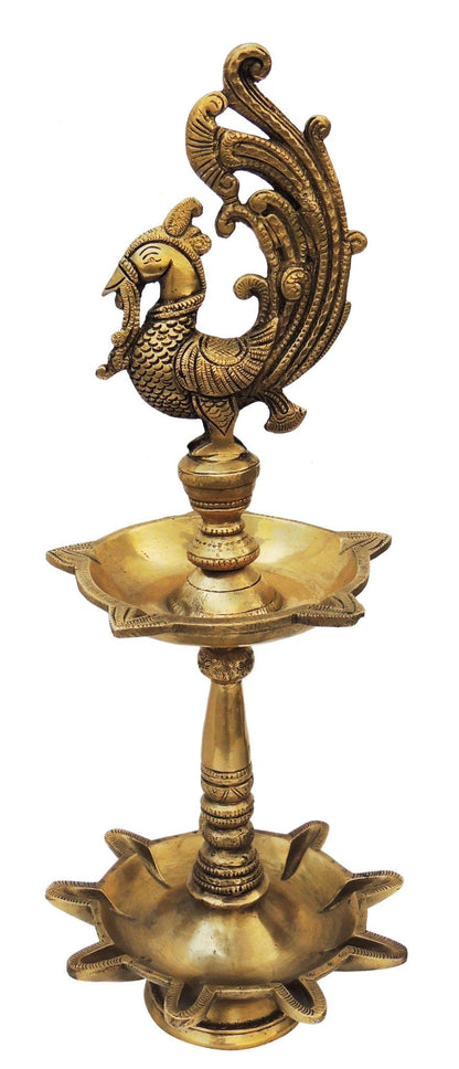 Brass Table Oil Lamp Deepak 3.14Kg