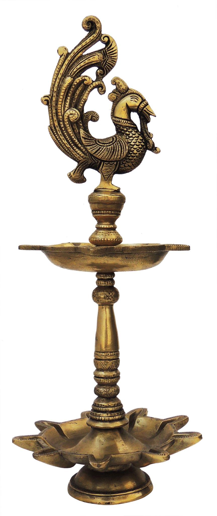 Brass Table Oil Lamp Deepak 3.14Kg