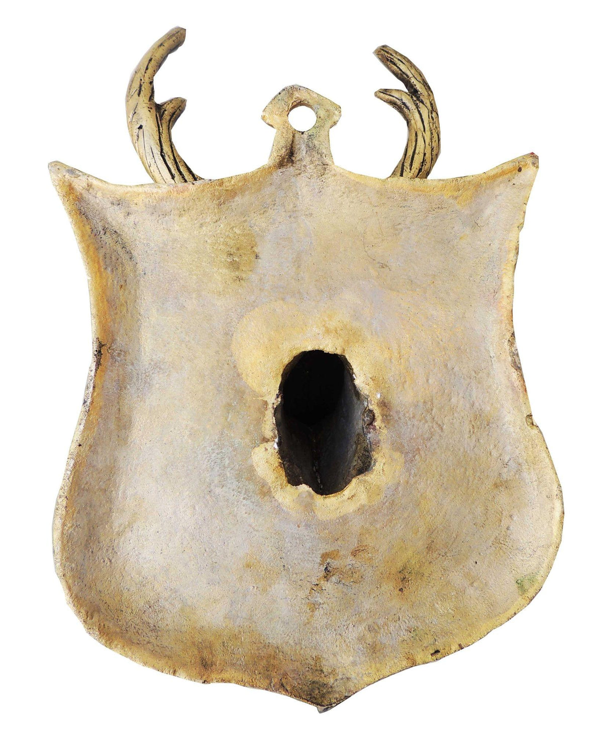 Brass Wall Hanging Deer Face Statue 3.36Kg