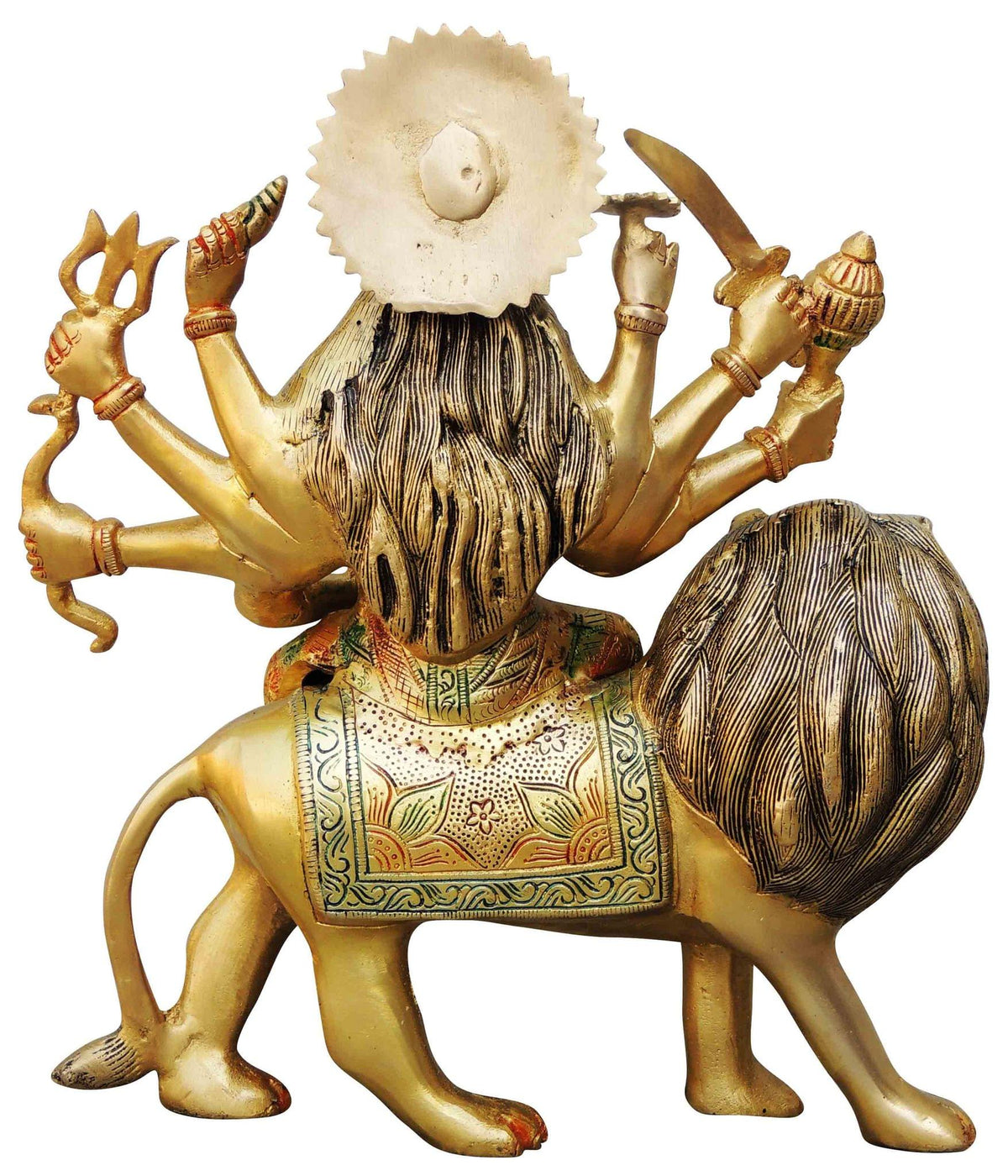 Brass Durga Ji God Idol Statue 6.5Kg