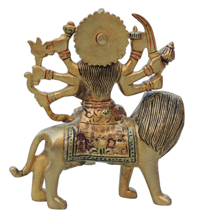 Brass Durga Ji Idol Statue 1Kg