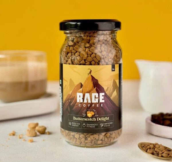 Rage Coffee Butterscotch Delight Instant Coffee - PUSHMYCART