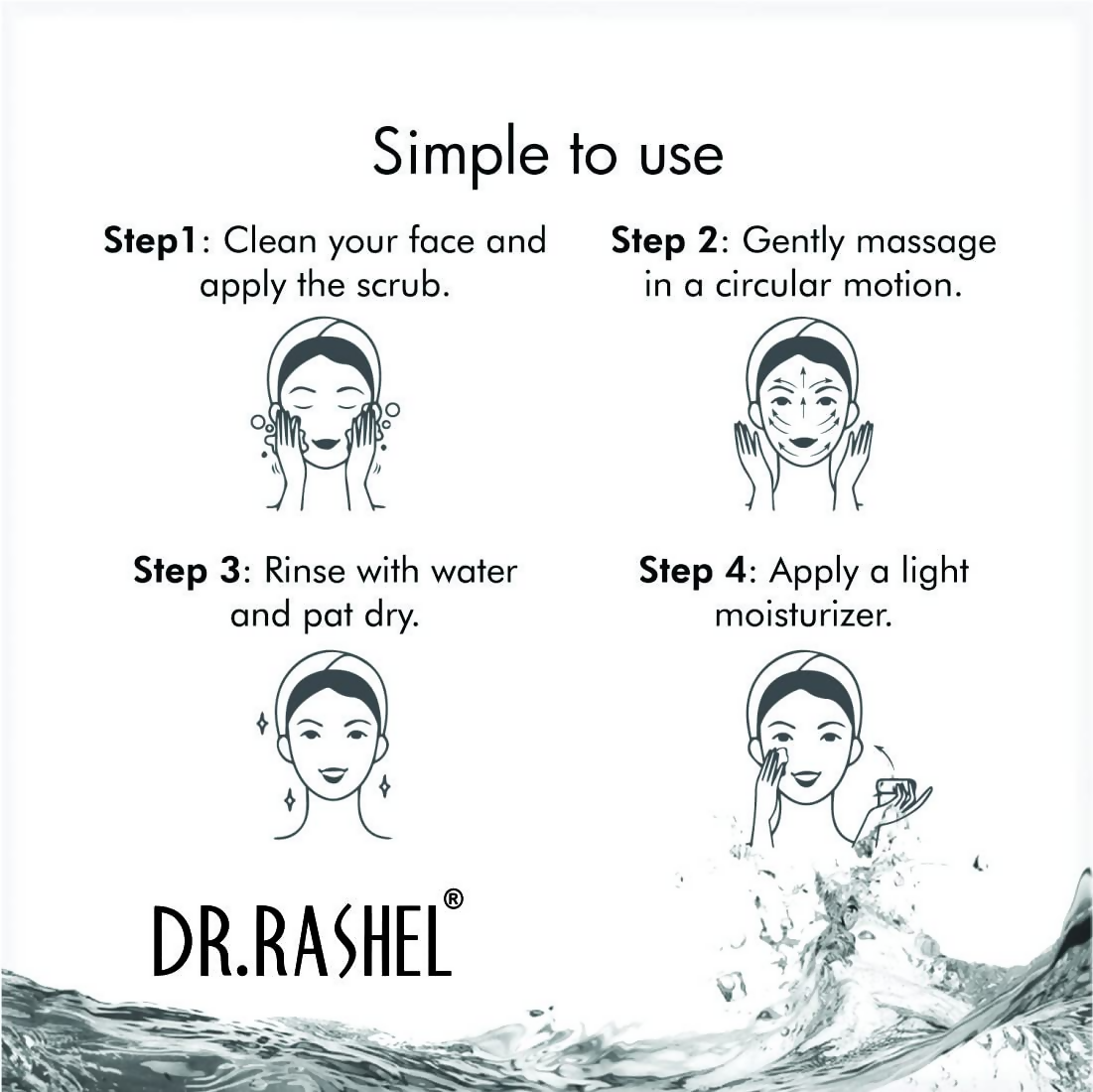 Dr.Rashel Fruit Scrub For Face And Body - PUSHMYCART