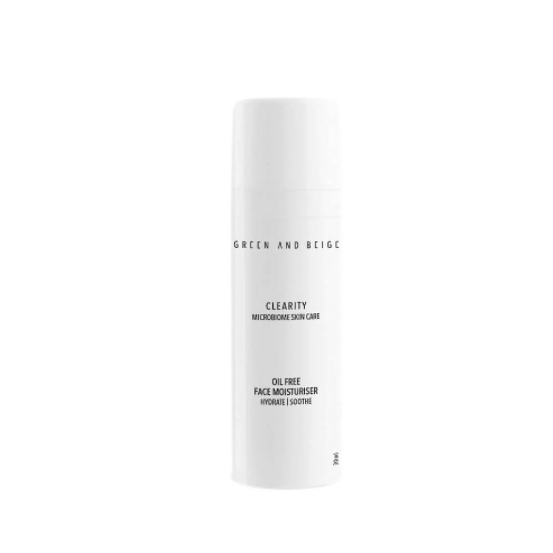 Green And Beige Clearity Face Moisturiser