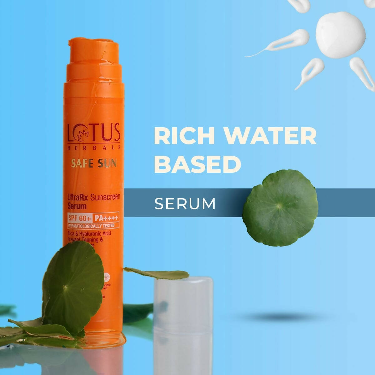 Lotus Herbals Safesun UltraRX Sunscreen Serum SPF 60 PA++++ - PUSHMYCART
