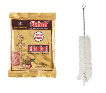 Pitambari shining powder and Bottle cleaning brush