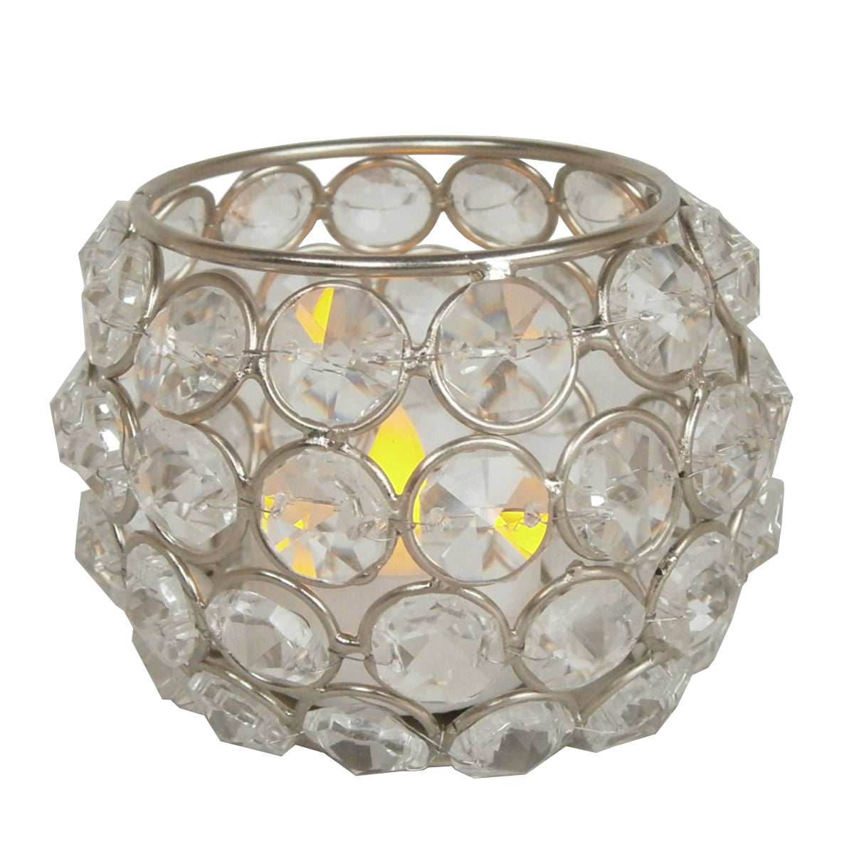 Round Crystal Votive