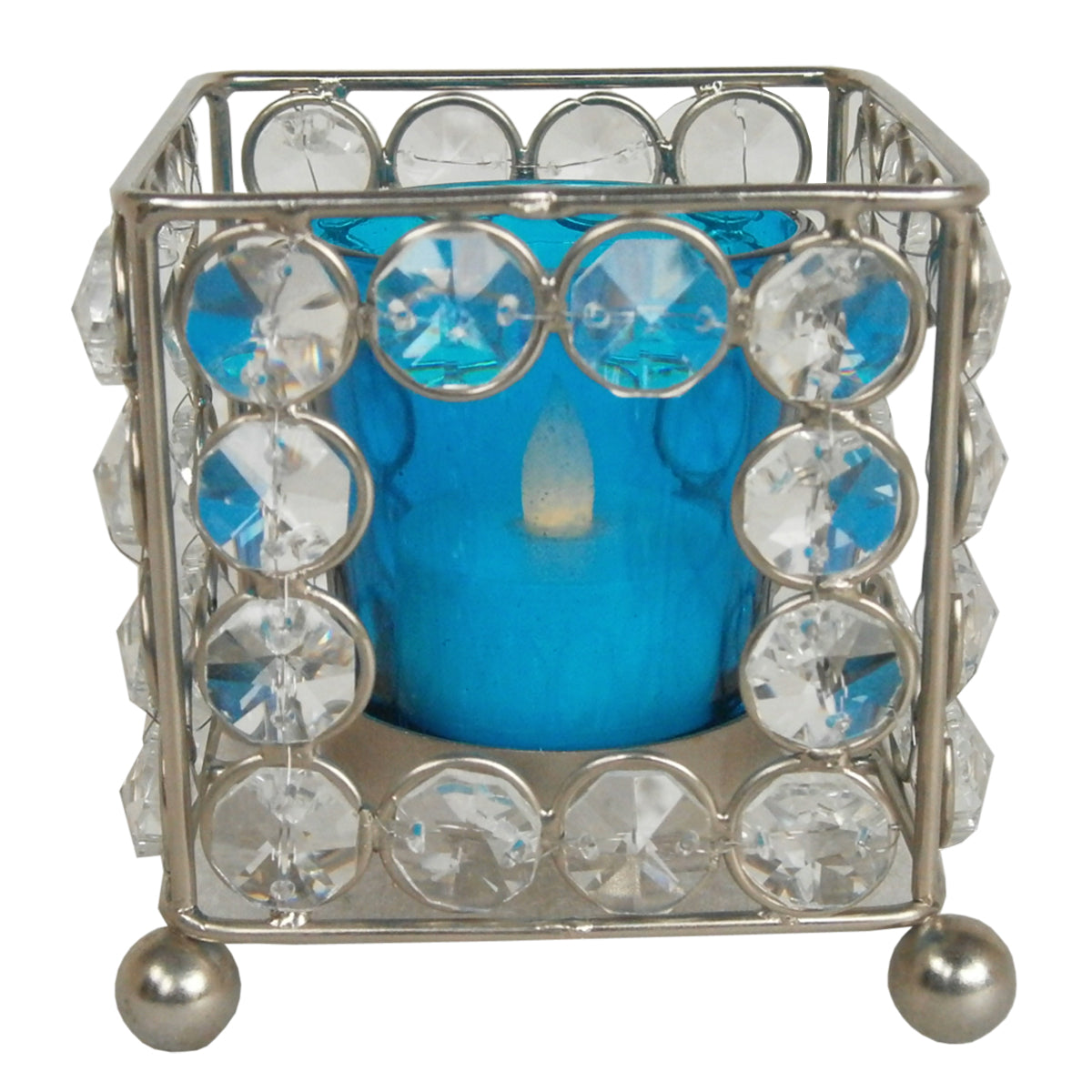Blue Crystal Votive