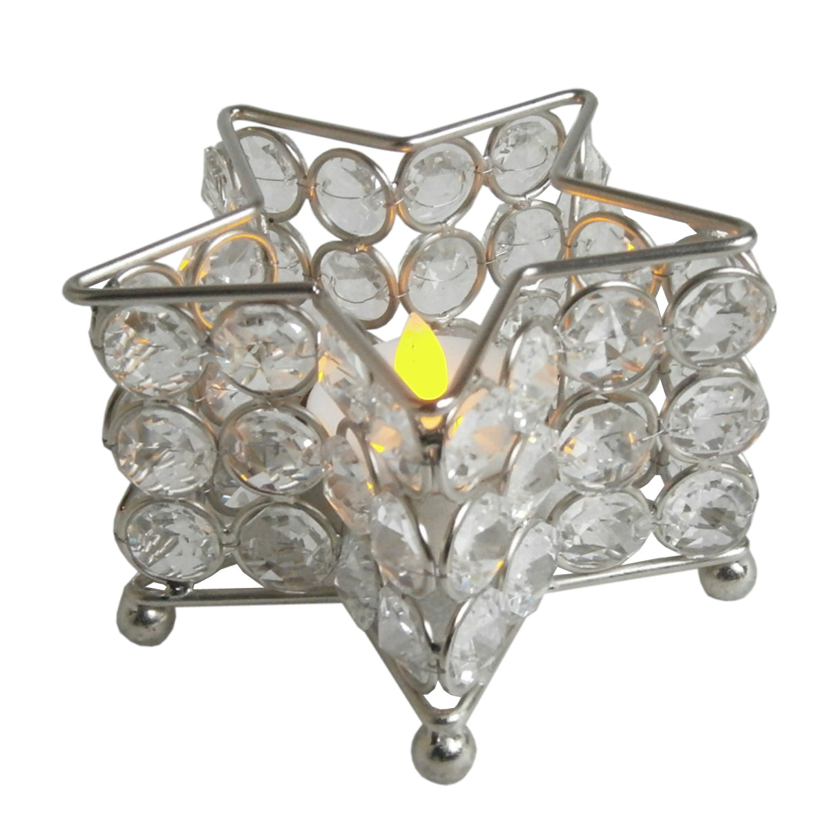 Star Shape Crystal Votive
