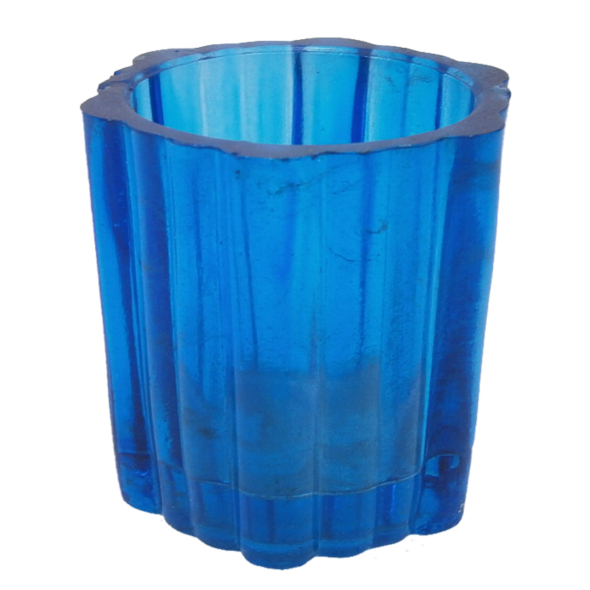 Glass Votive Blue