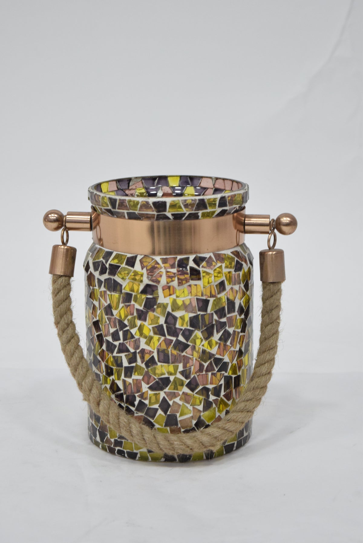 Glass Mosaic Jar