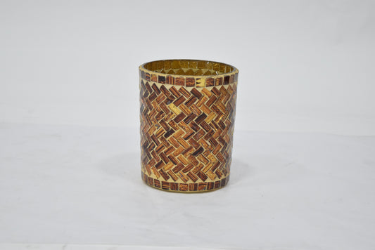 Glass Mosai Votive