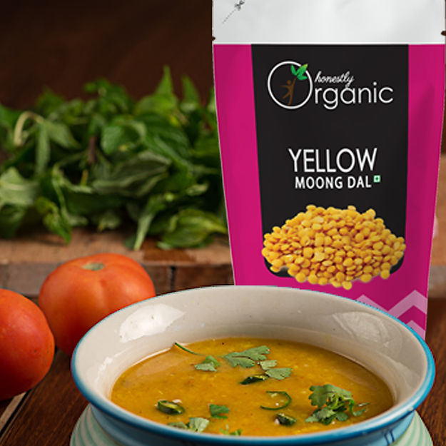D-Alive Honestly Organic Yellow Moong Dal - PUSHMYCART