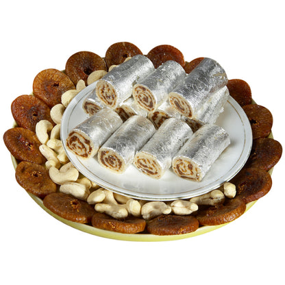Agra Sweets Kaju Anjeer Roll