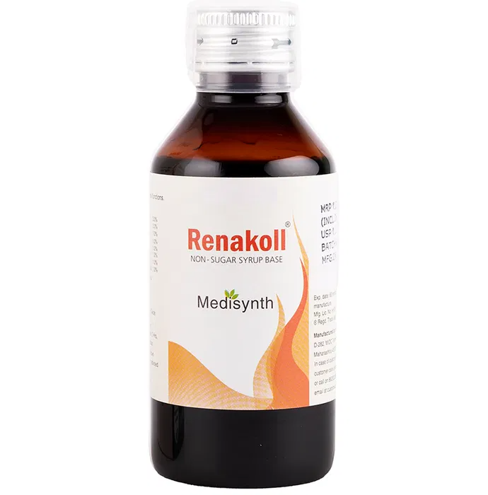 Medisynth Renakoll Non Sugar Syrup Pushmycart 7140