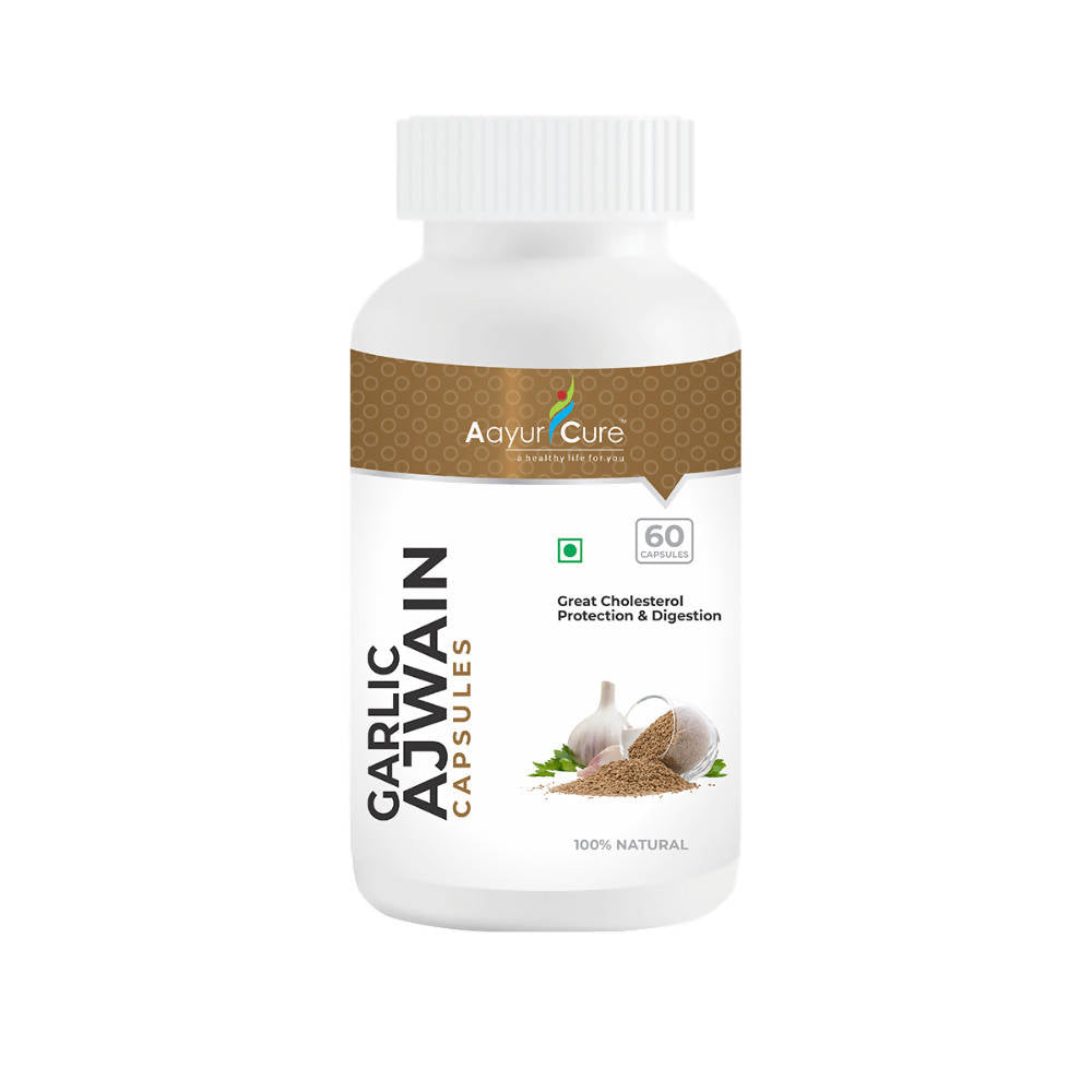 Aayur Cure Garlic Ajwain Capsules
