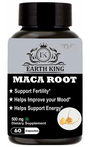 Earth King Maca Root 500mg Capsule 60 Caps