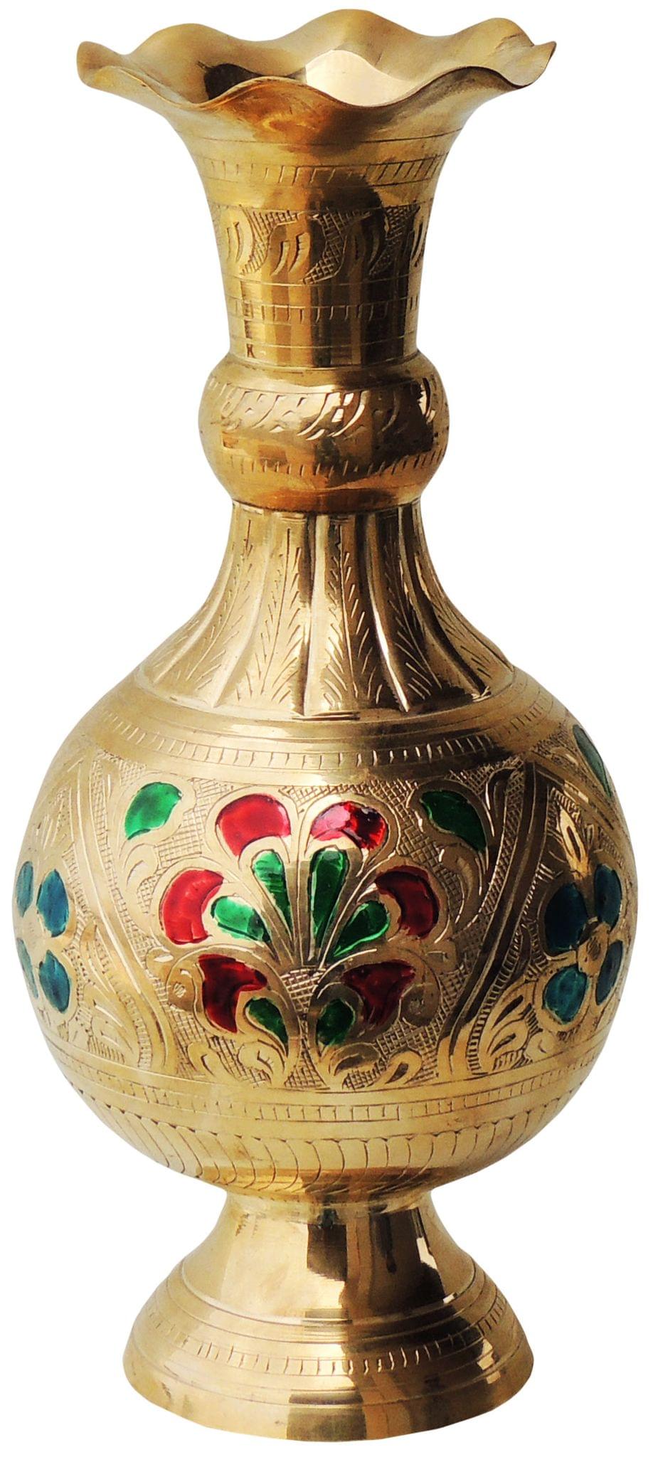 Brass Home And Garden Flower Pot 0.828Kg