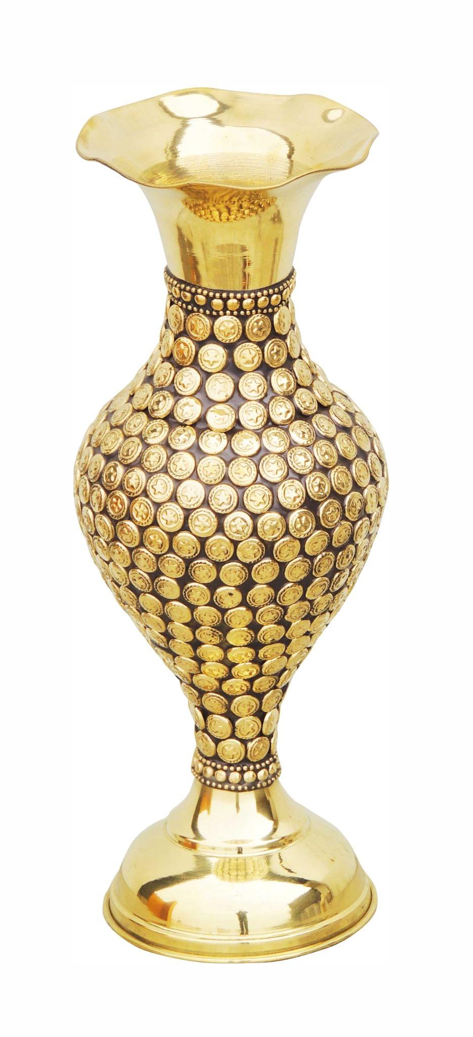 Brass Home And Garden Flower Pot 0.54Kg