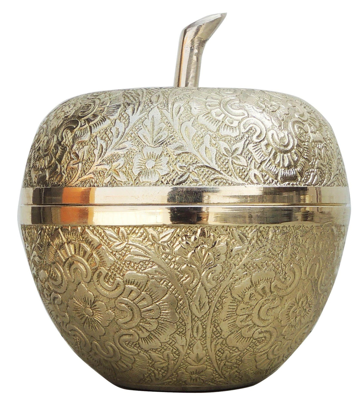 Brass Apple Shape Bowl 0.74Kg
