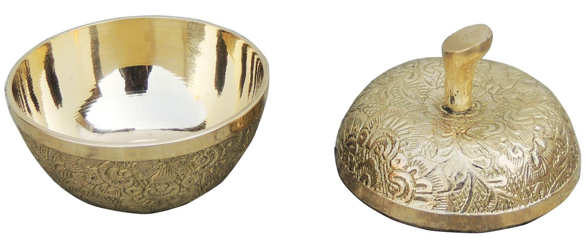 Brass Apple Shape Bowl 0.175Kg