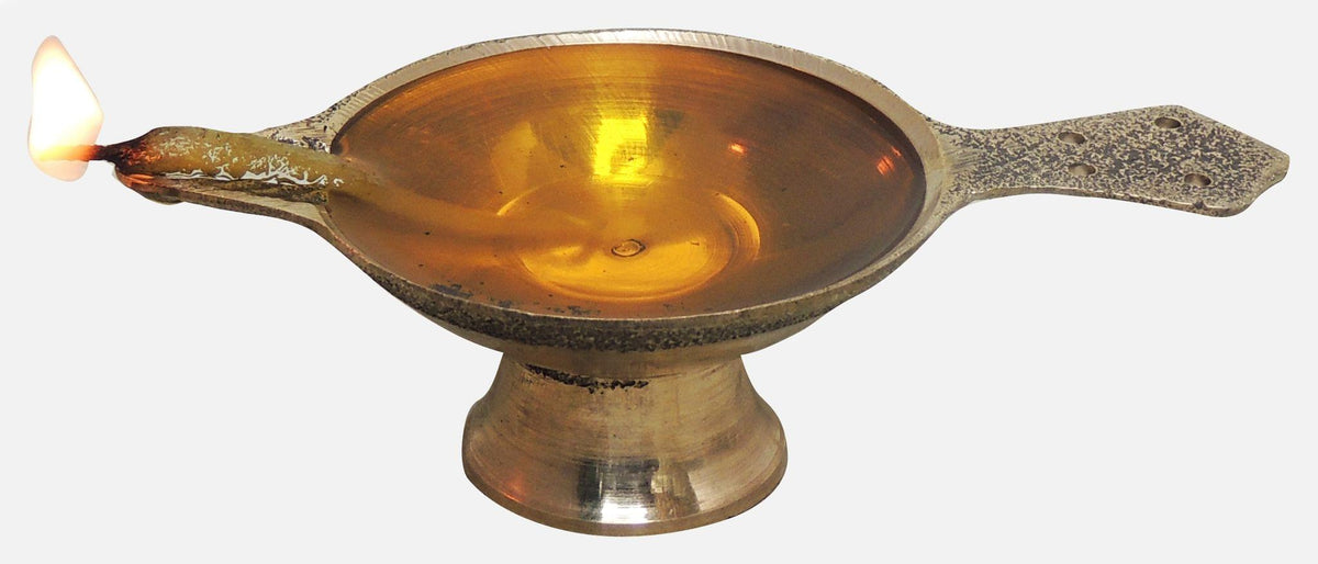 Brass Table Oil Lamp Deepak 0.03Kg