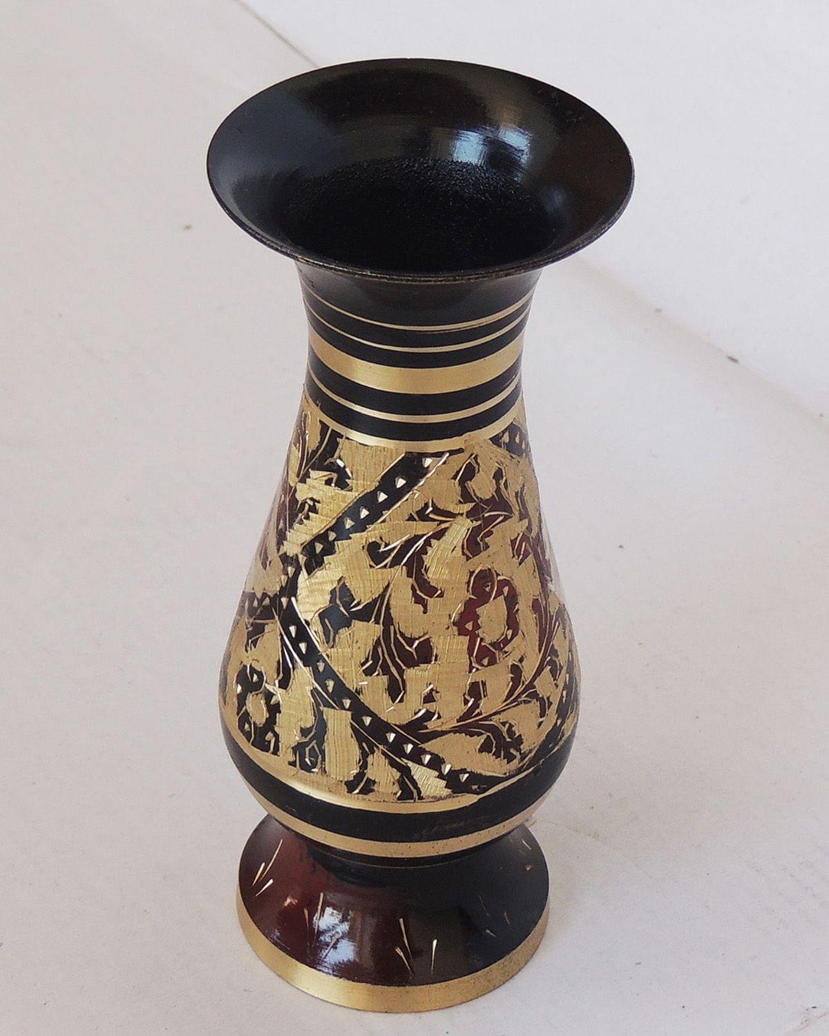 Brass Flower Pot Vase 0.17Kg