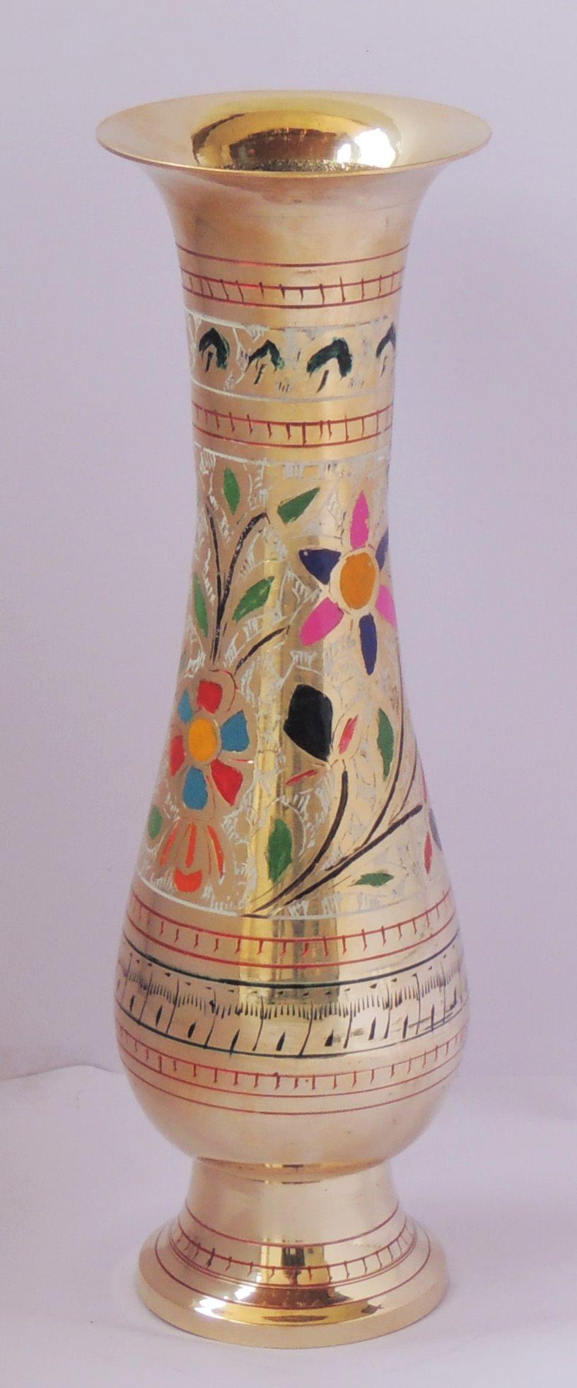 Brass Flower Pot Vase 0.545Kg