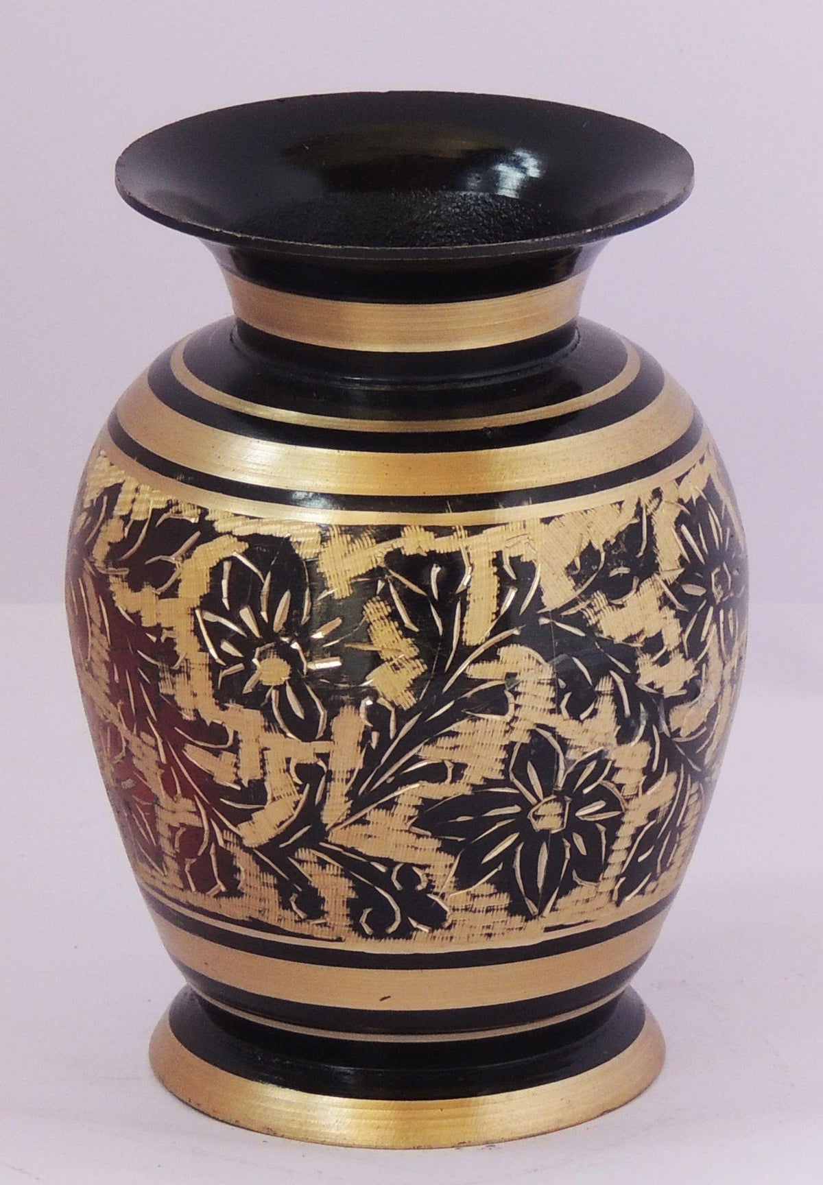 Brass Flower Pot Vase 0.21Kg