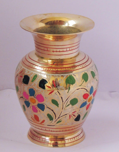Brass Flower Pot Vase 0.4Kg