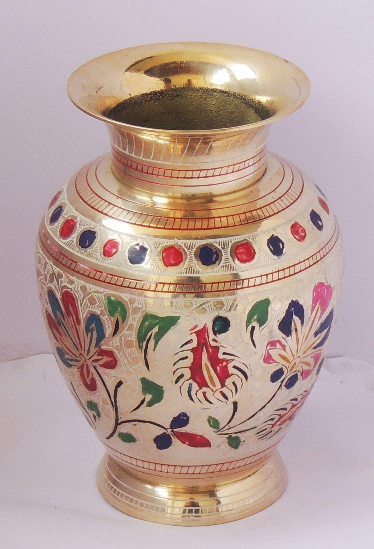 Brass Flower Pot Vase 0.67Kg