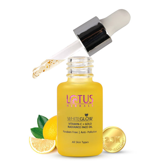 Lotus Whiteglow Vitamin C Gold Radiance Face Oil